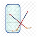 Patinoire De Hockey Hockey Jeu Icône