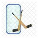 Patinoire De Hockey Hockey Jeu Icône