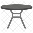 Patio Table Top Bar Table Round Table Icon