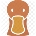 Pato Ganso Aves Domesticas Icono