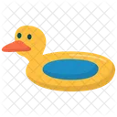 Pato De Piscina Verano Agua Icon