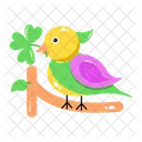 Bird Branch Cute Sparrow Patrick Bird Icon