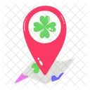 Clover Location Patrick Map Location Pin Icon