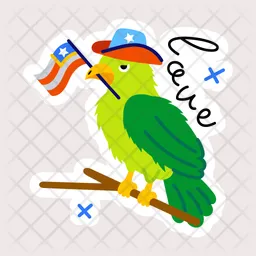Patriot Bird  Icon