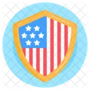 American Shield Patriotism Patriot Shield Icon