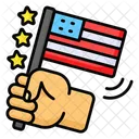 Patriota Patriotismo Estado Unido Ícone