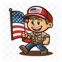 Patriotic Wreath Icon
