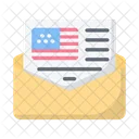 Patriotische E Mail E Mail Post Symbol