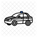 Patrol Car Security Law Icon