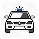 Patrol Car Security Law Icon