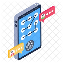 Patrón de bloqueo móvil  Icono