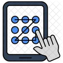 Bloqueo De Deslizamiento Bloqueo De Patron Movil Contrasena Icono