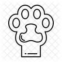 Patte de chat  Icône