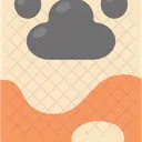 Patte De Chat Empreinte Patte Icône