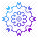 Pattern Mandala Decoration Icon