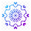 Pattern Mandala Decoration Icon