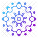 Pattern Mandala Decoration Icon
