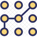 Lock Pattern Security Icon