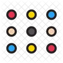 Keypad Pattern Security Icon