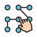 Pattern Lock Gesture Icon