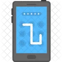 Mobile Security Smartphone Icon