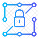 Pattern Lock Password Padlock Icon