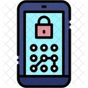 Pattern Lock Password Safety Icon