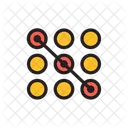 Pattern Lock Password Pattern Icon