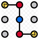 Pattern Lock Password Lock Icon