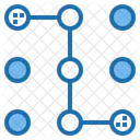 Pattern Lock Password Lock Icon
