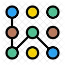 Security Pattern Lock Icon
