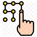 Pattern Lock Draw Pattern Lockscreen Icon