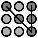 Lock Pattern Security Icon