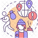 Pattern of migration  Icon