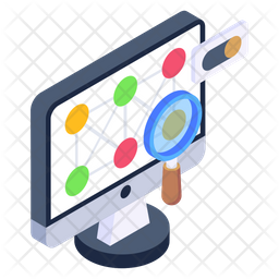 Pattern Recognition Icon - Download in Isometric Style