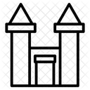 Patterned Gate Door Palace Gate Castle Gate Icon