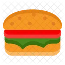 Patty Sandwich Beef Slider Icon