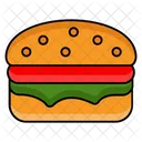 Patty Sandwich Beef Slider Icon