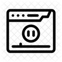 Pausa Musica E Multimidia Player De Video Icono