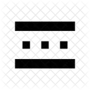 Umbruch Text Zeile Symbol