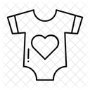 Strampler Baby Kleidung Symbol