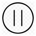Pause Ui Music Player Icon