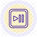 Pause Button Media Icon