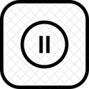 Pause Tool Round Icon