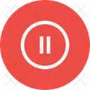 Pause Tool Round Icon