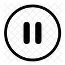 Pause Stop Control Icon