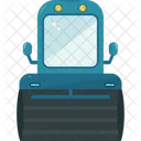 Paver Vehicle Construction Icon