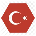 Turquia Turca Nacional Icono