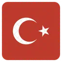 Turquia Bandera Icono