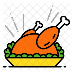 Pollo pavo  Icono